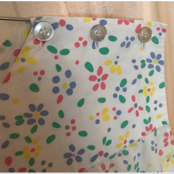 vintage handmade floral house dress medium large - Picture 2 of 7